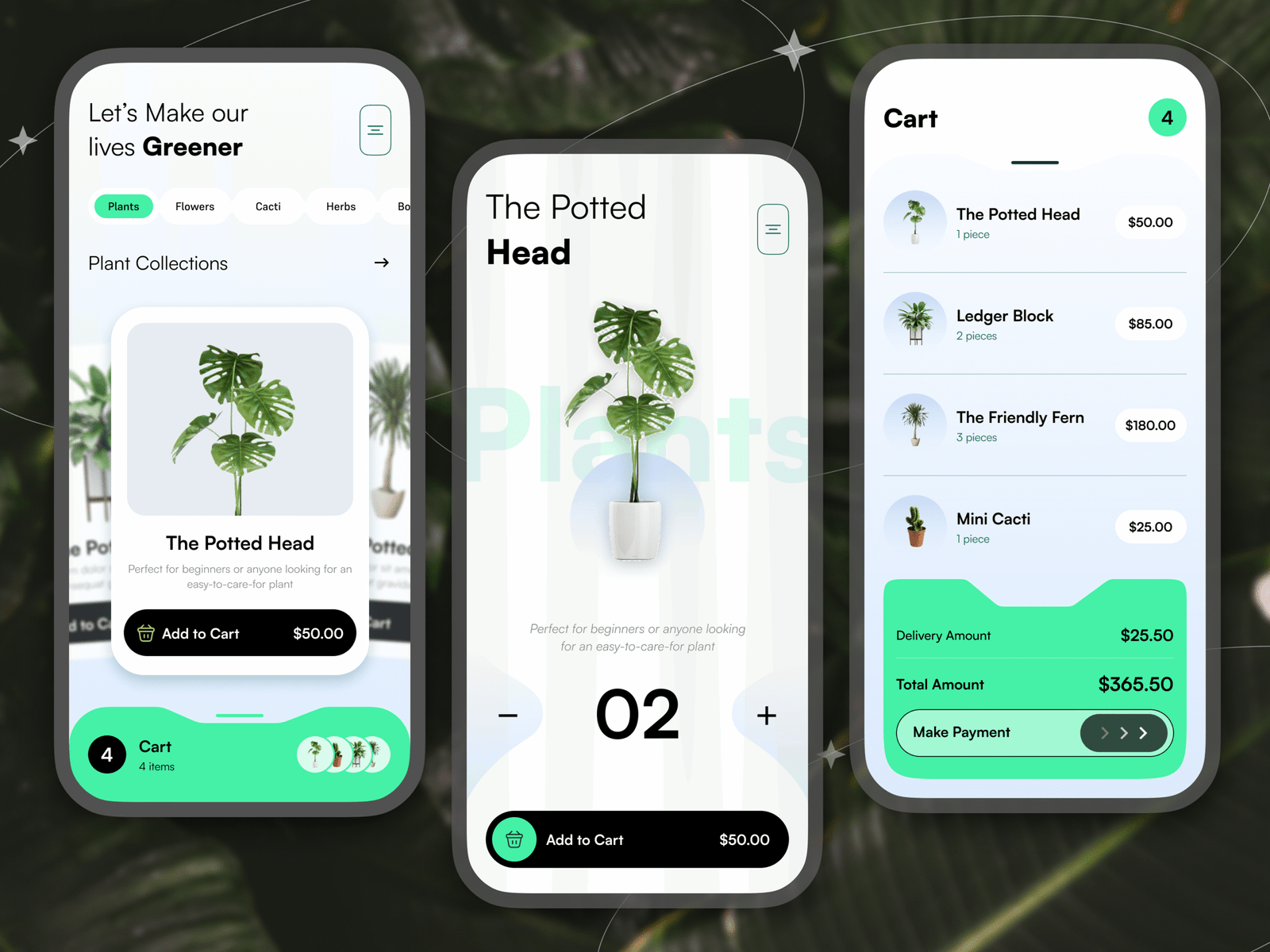 Plant App animated Ui in Flutter source Code