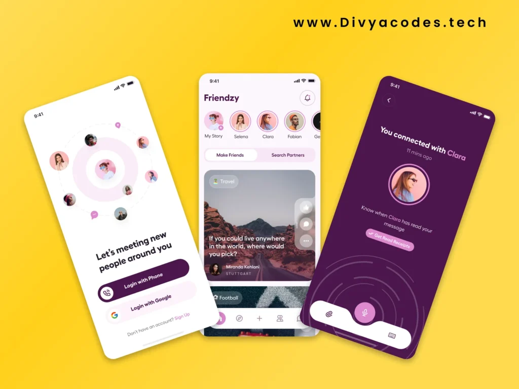 Dating app Source code in flutter