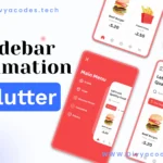 sidebar animation in flutter