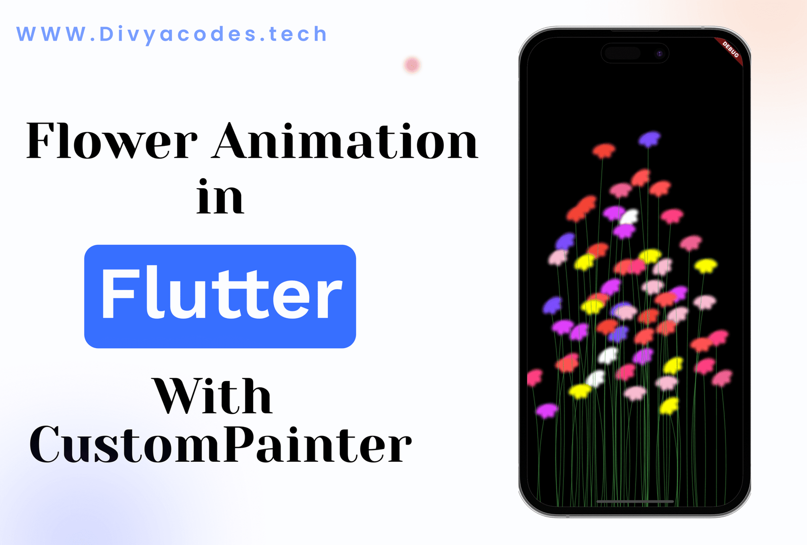 Flutter CustomPainter Flower Animation: Build Interactive Tap-Based Flowers in Flutter